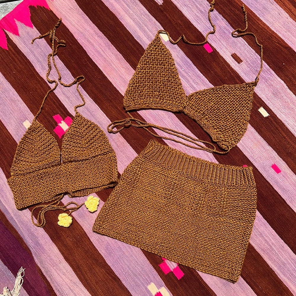3 Piece Crochet Set